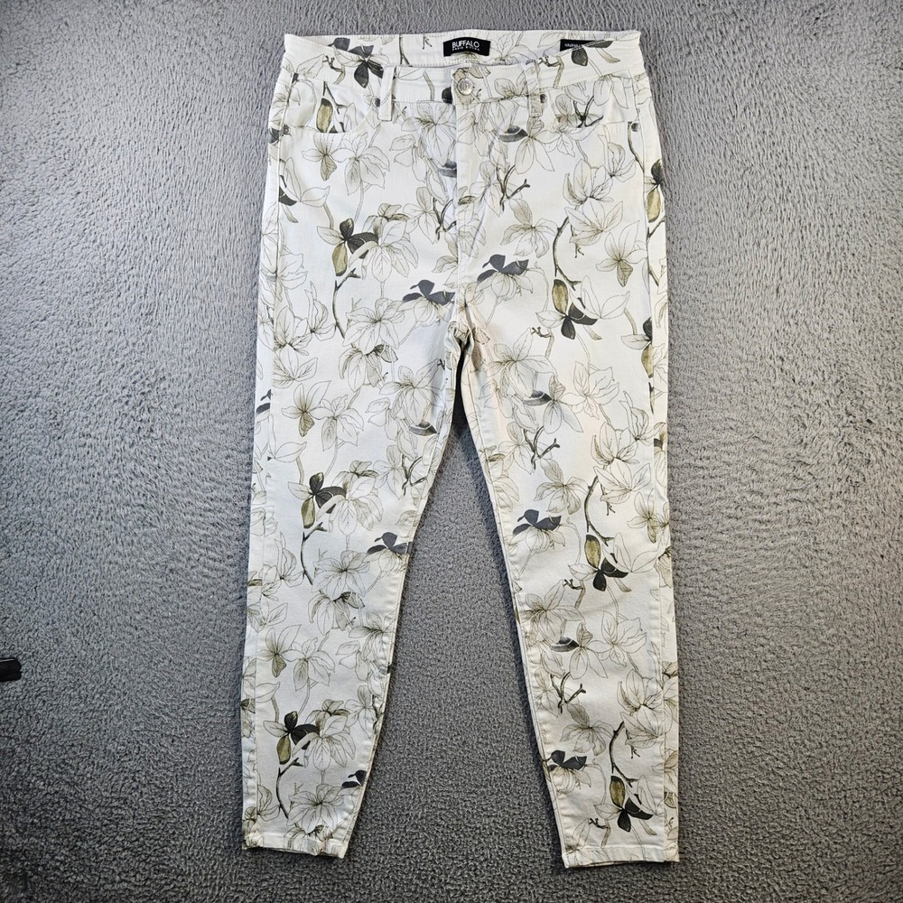 Buffalo David Bitton Havana High Rise Ankle Skinny Women Jeans Floral Size 10/30